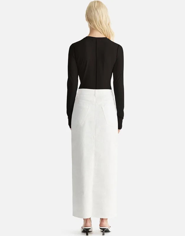 Hatty Denim Maxi Skirt