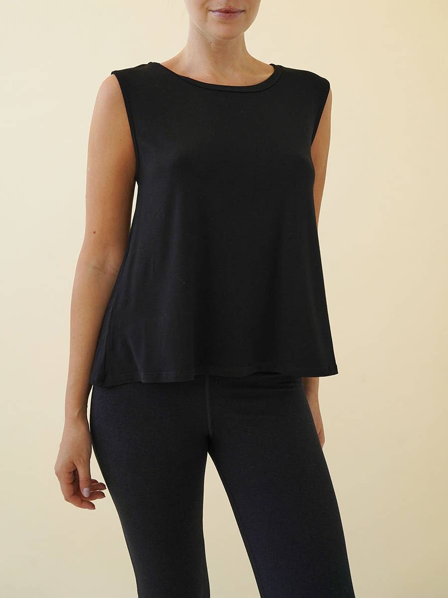 Bamboo Sleeveless Muscle Tank