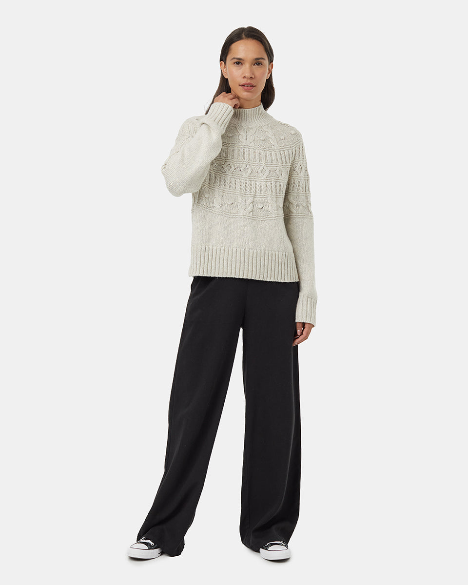 
  
  Highline Pom Neck Sweater
  
