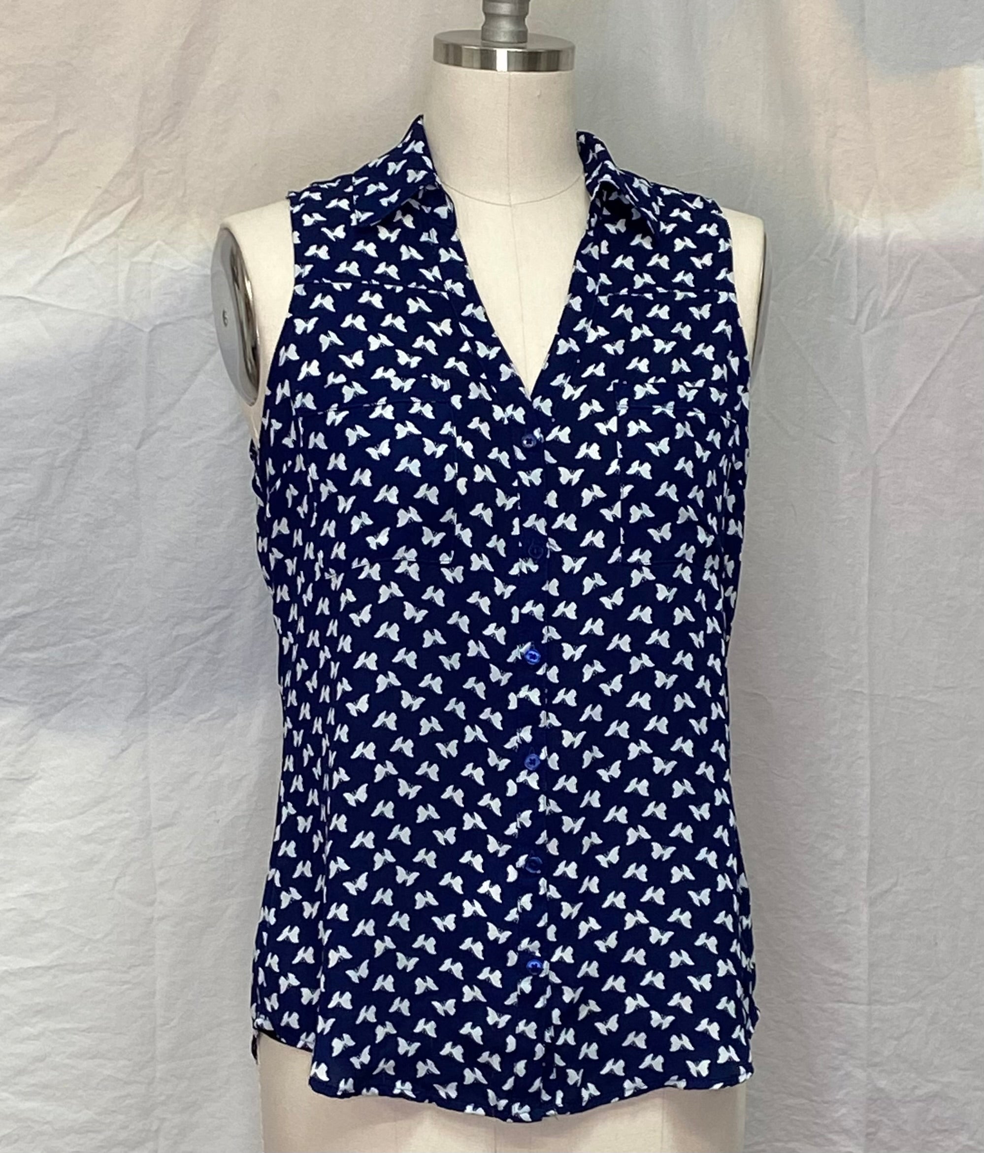 
  
  Express butterfly sleeveless blouse
  
