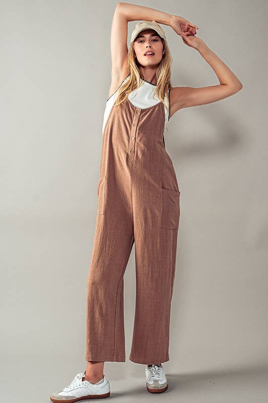 
  
  Linen Blend Jumpsuit
  
