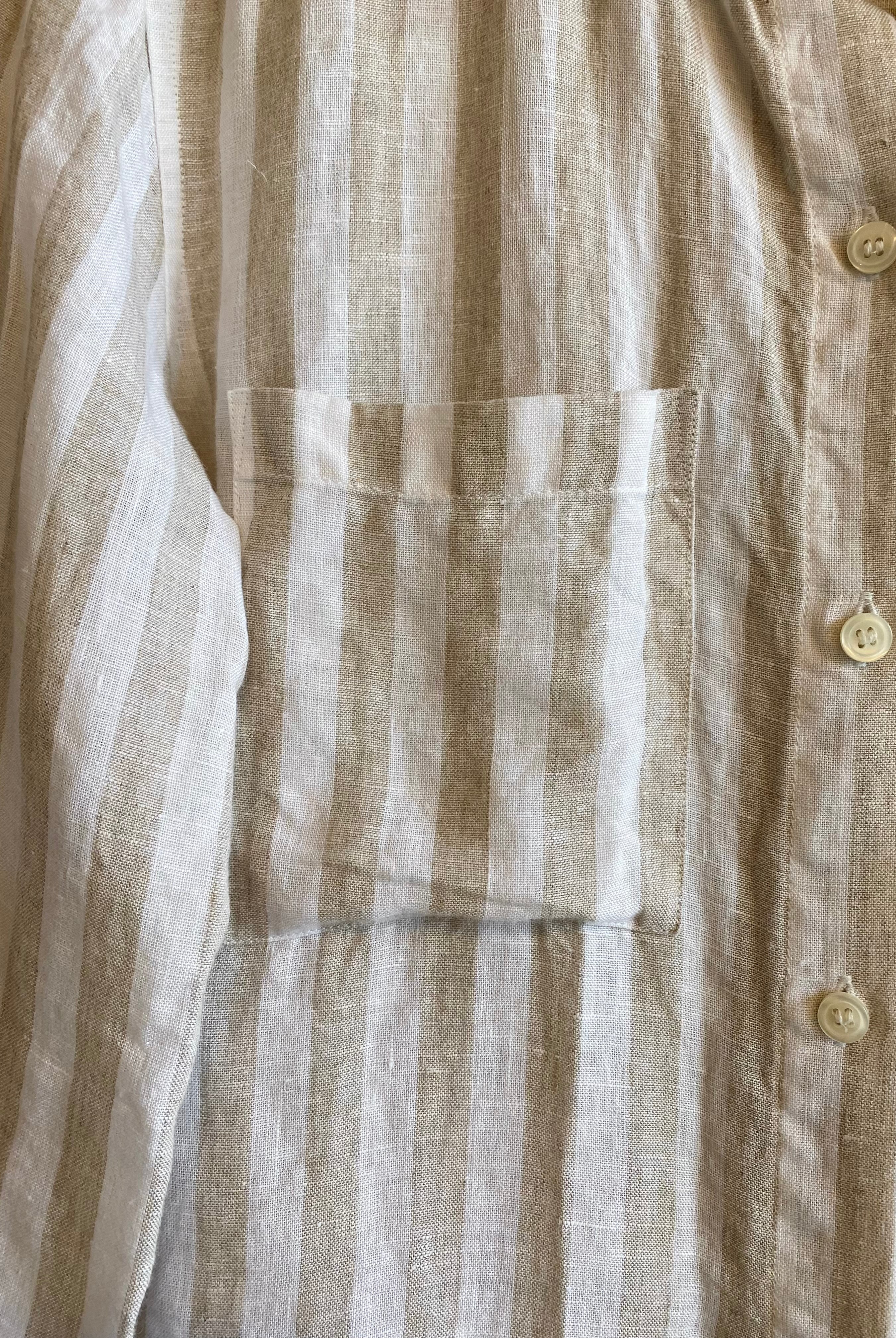 
  
  Lord & Taylor Linen Stripe Shirt
  
