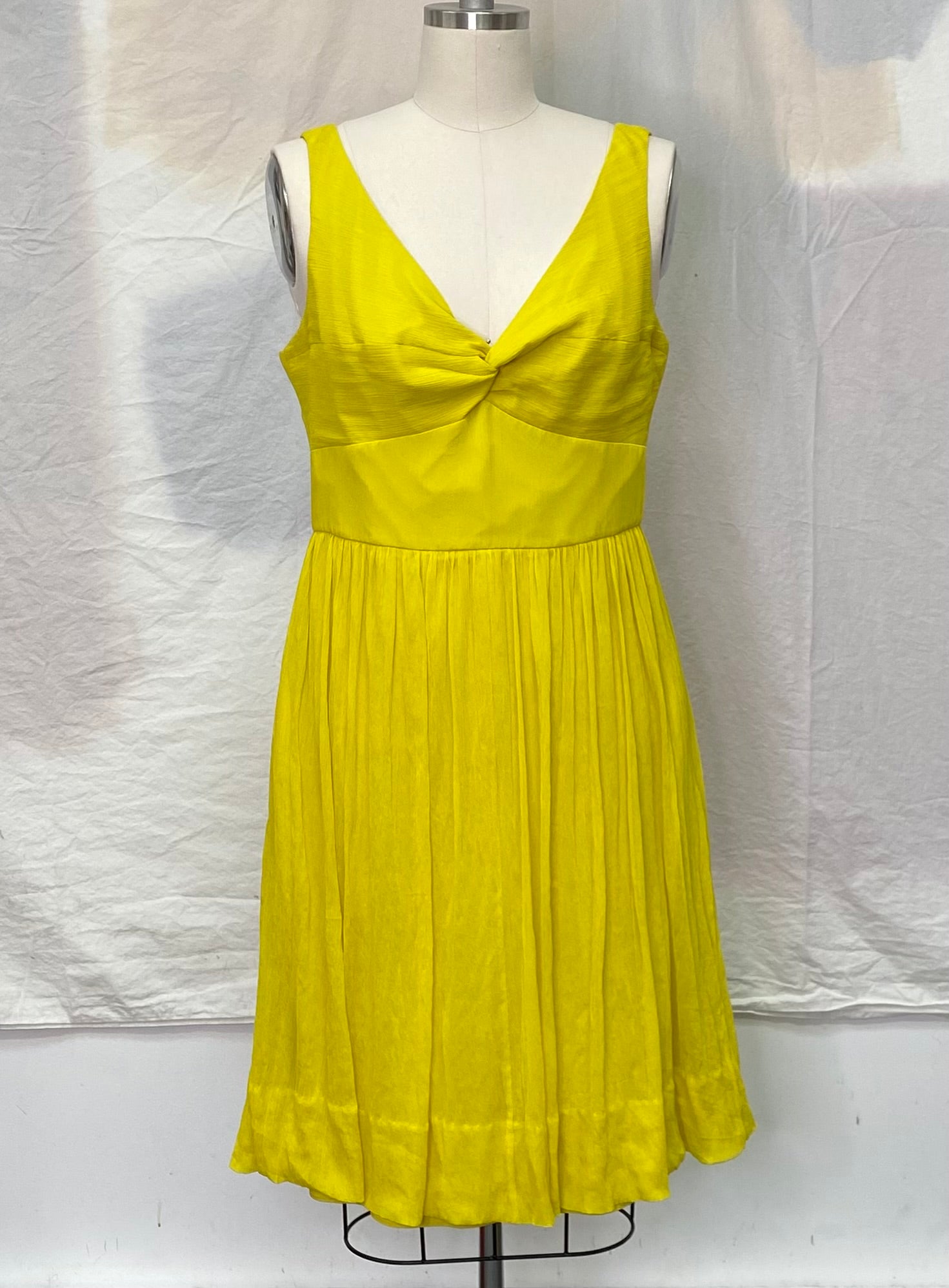 
  
  J Crew citron silk dress
  
