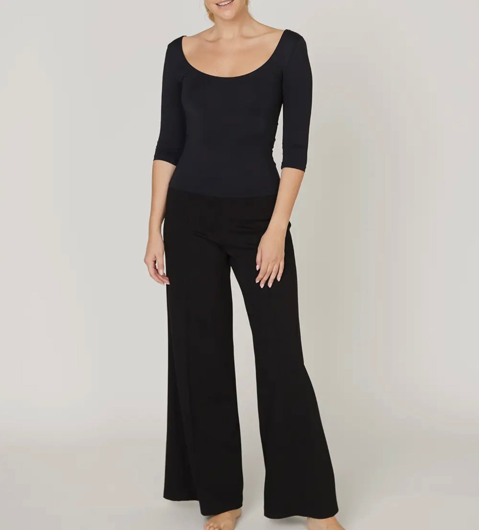
  
  Ponte Wide Leg Pant
  

