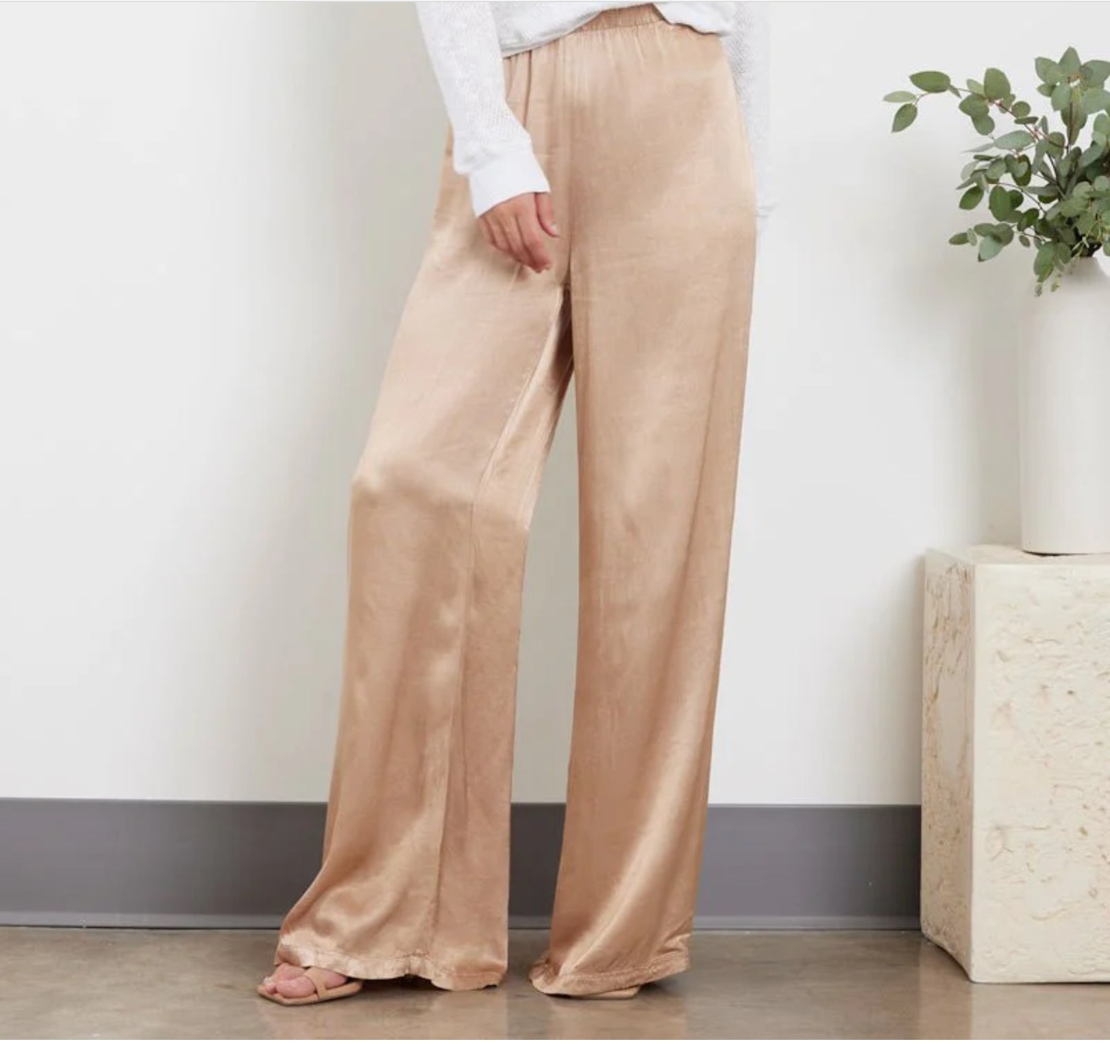 
  
  Cali Chill Silky Wide Leg Pant
  
