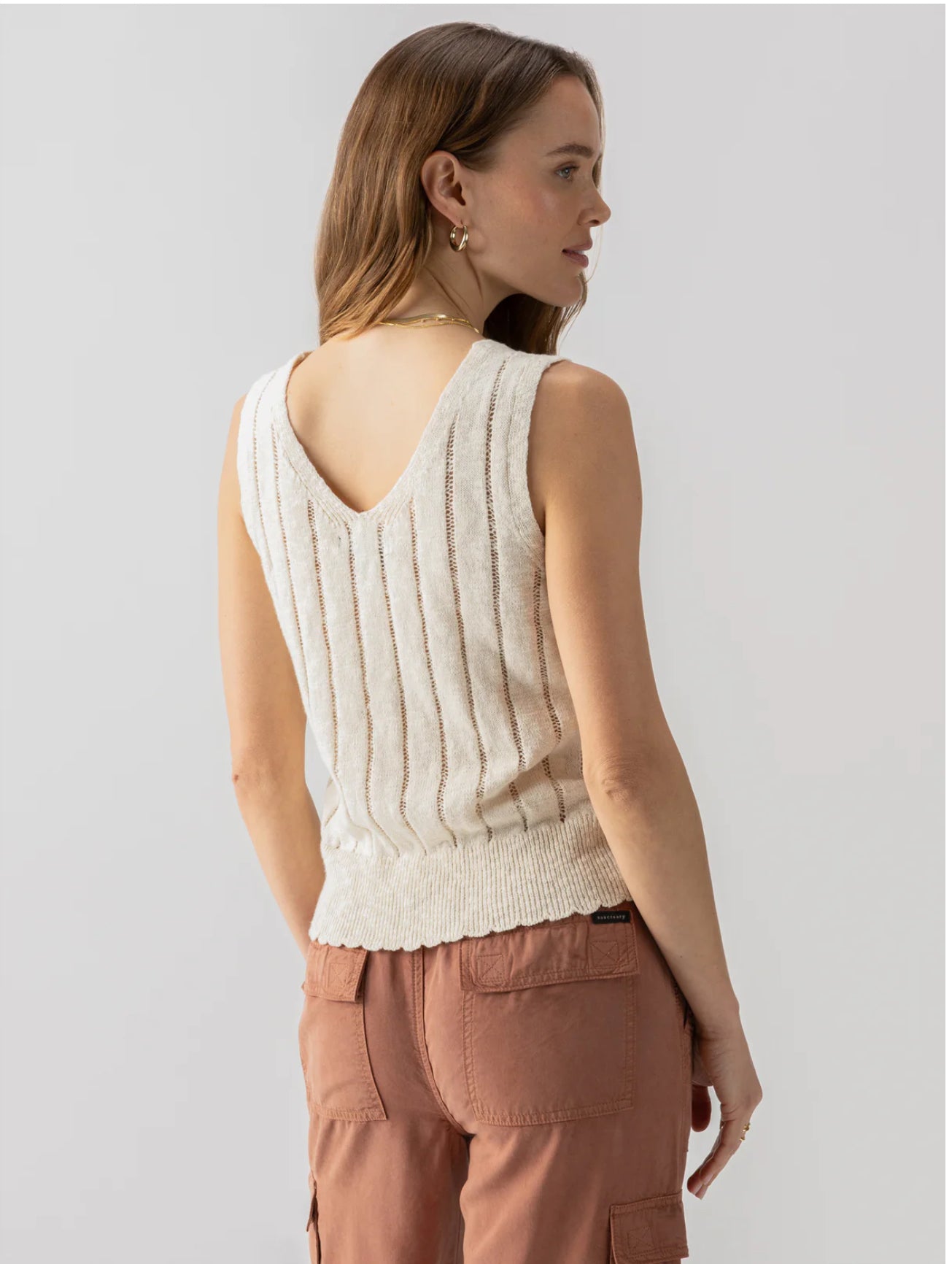 
  
  Vacation Mode Sweater Shell Tank Birch
  
