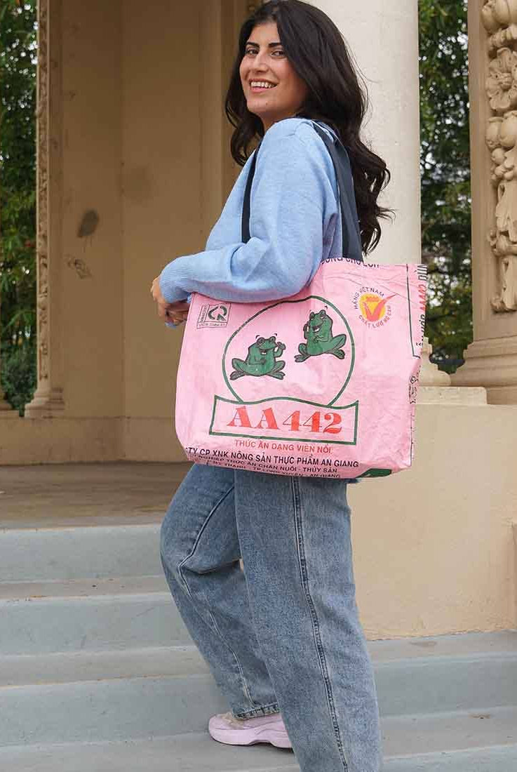 
  
  Pink  Shopping Tote - Recycled
  
