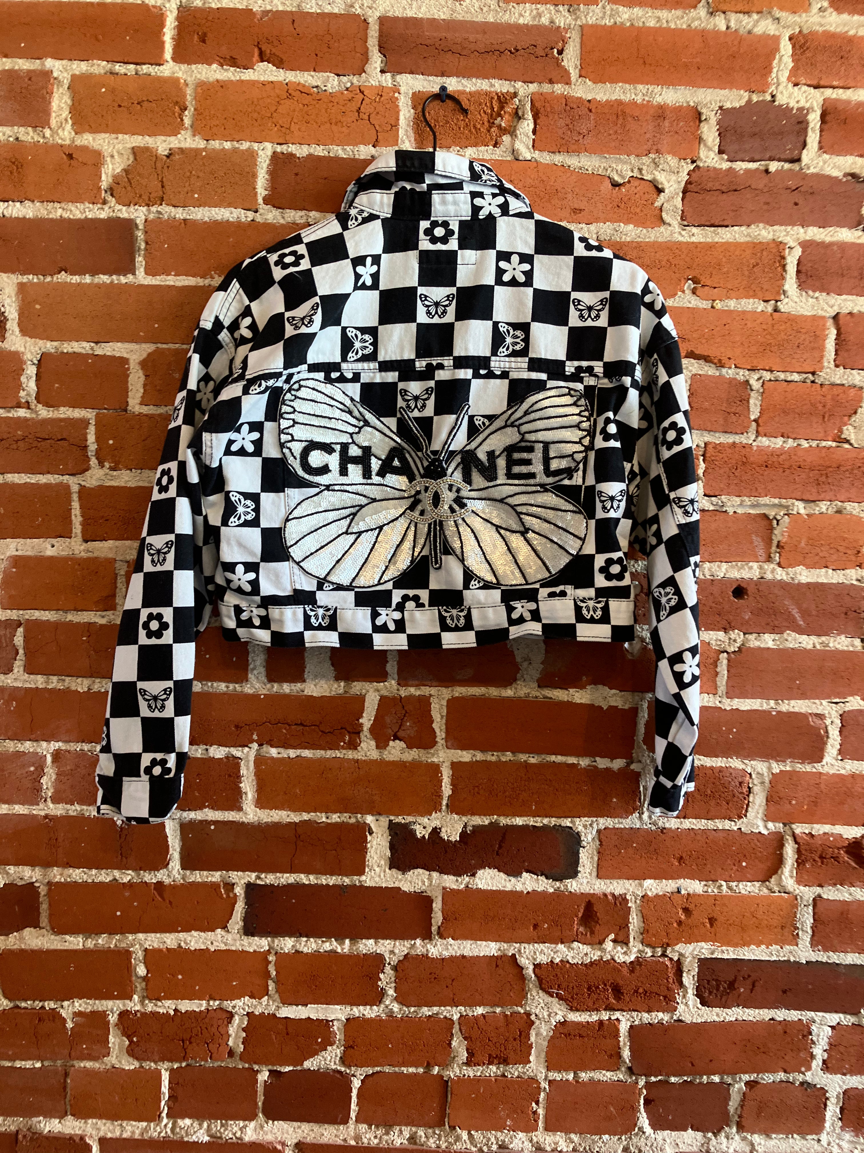 
  
  Upcycled faux Chanel Jacket
  
