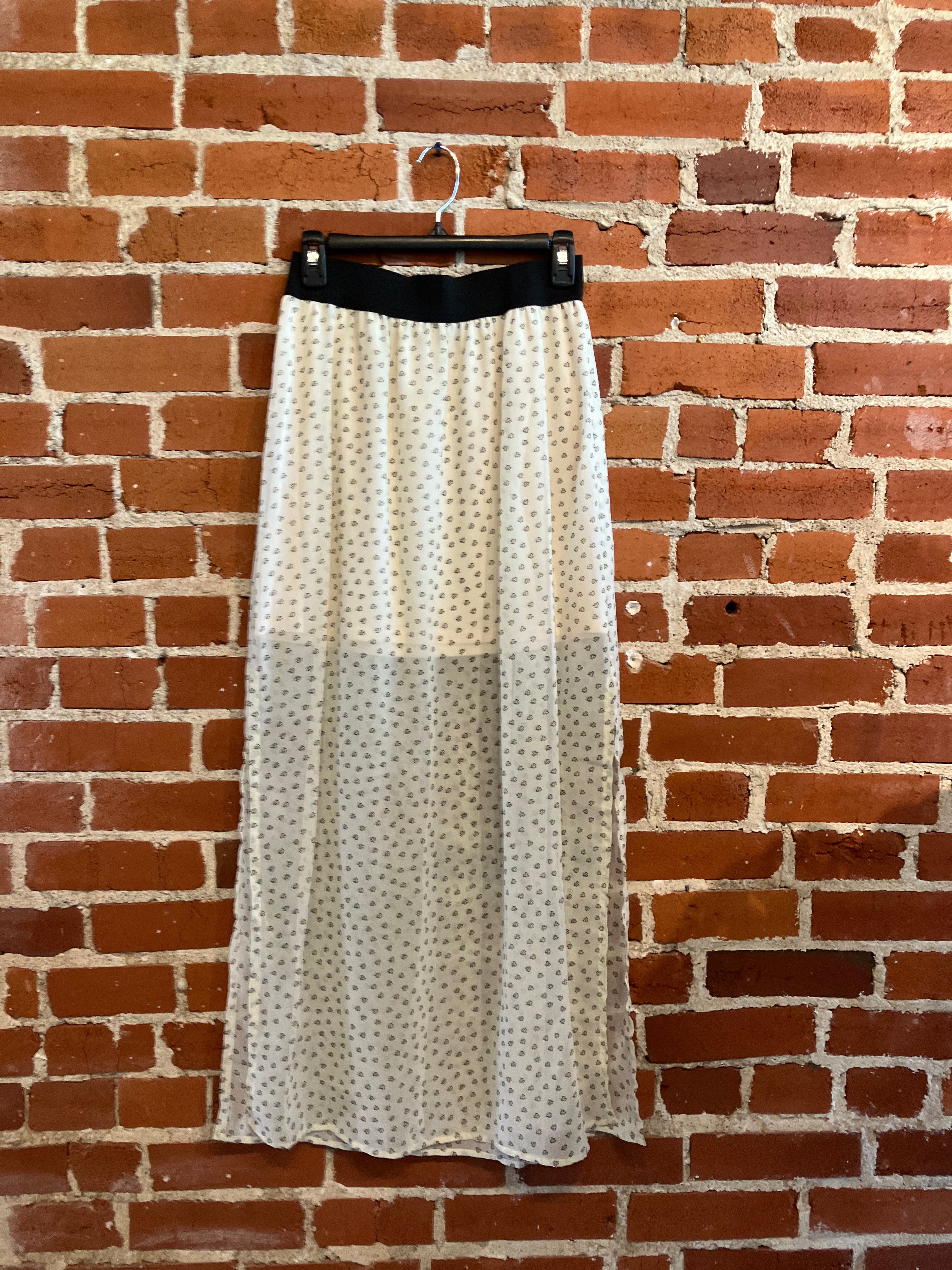 
  
  Studio Bini Black And Cream Skirt-Size Small
  
