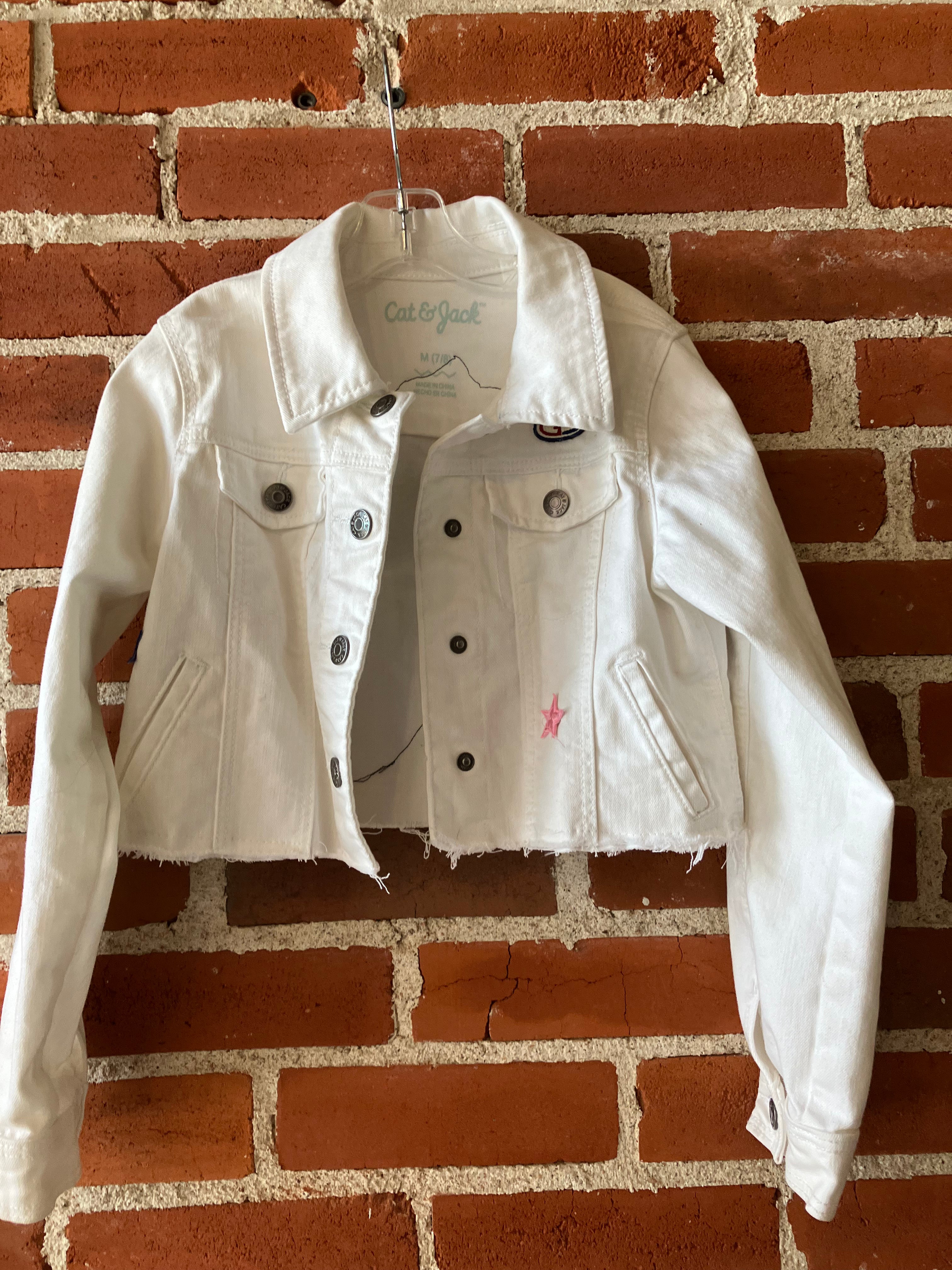 
  
  Upcycled Children’s Kitty Jacket-7/8
  
