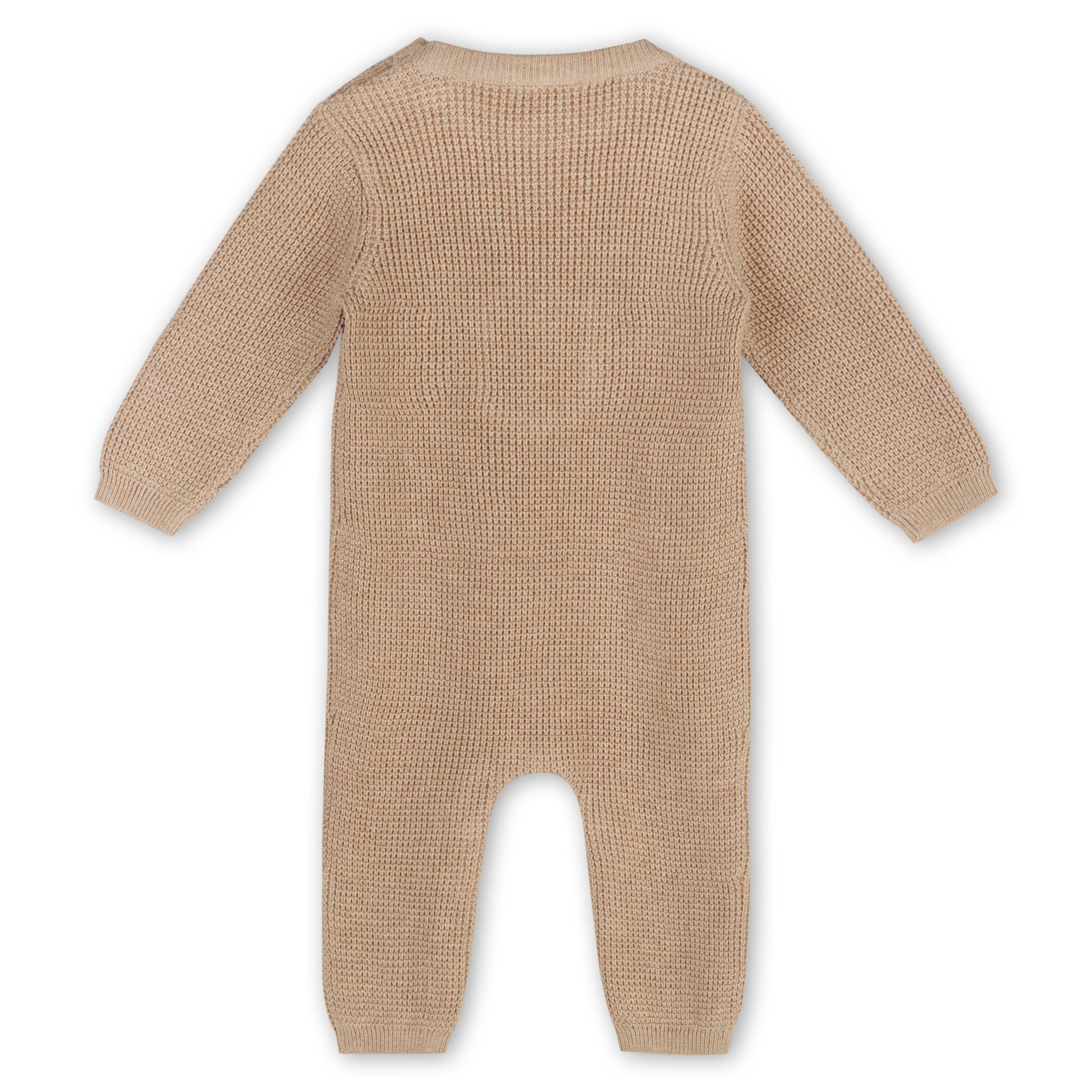 
  
  Lion Applique Waffle Knit Baby Jumpsuit (Organic)
  
