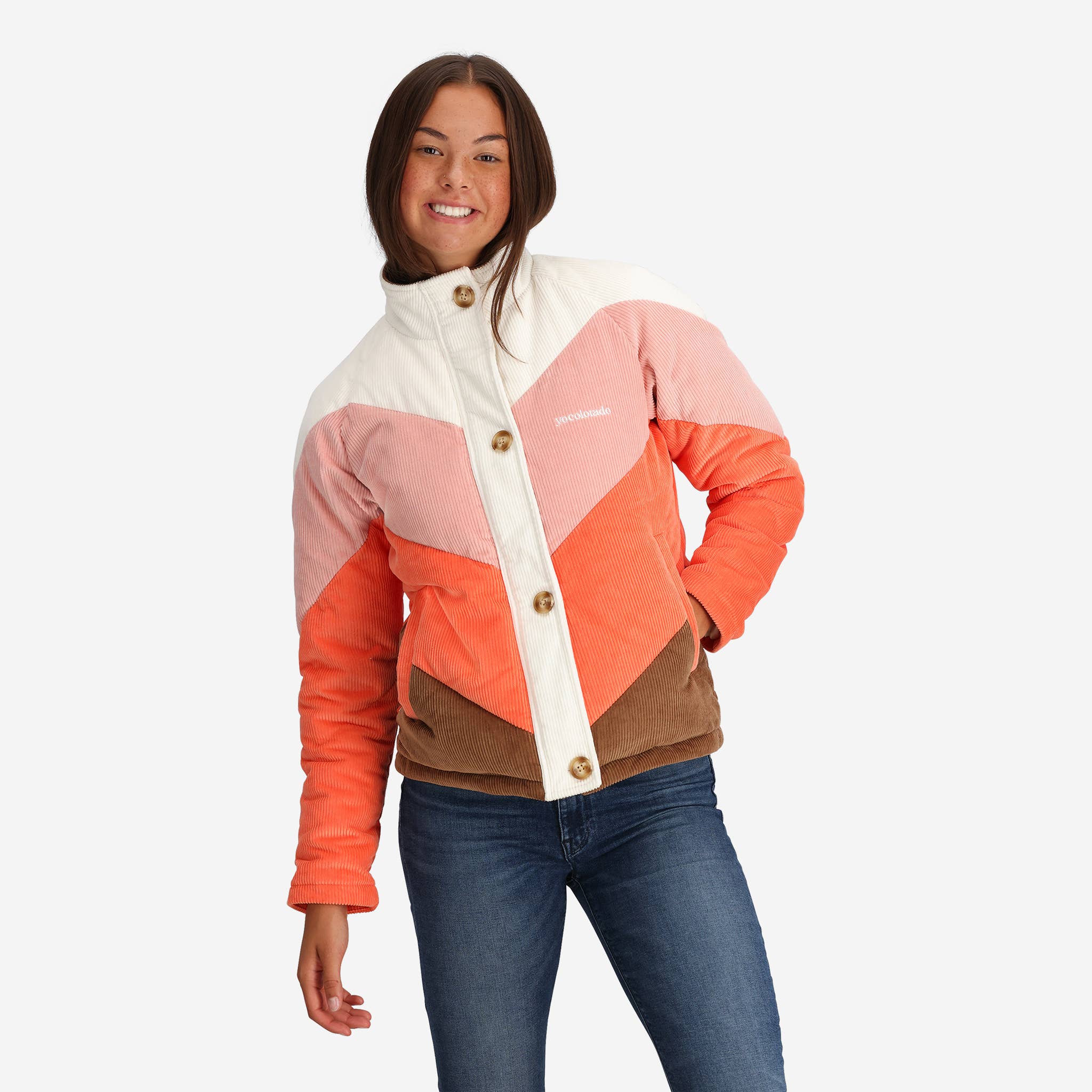 
  
  Farrah Corduroy Down jacket
  
