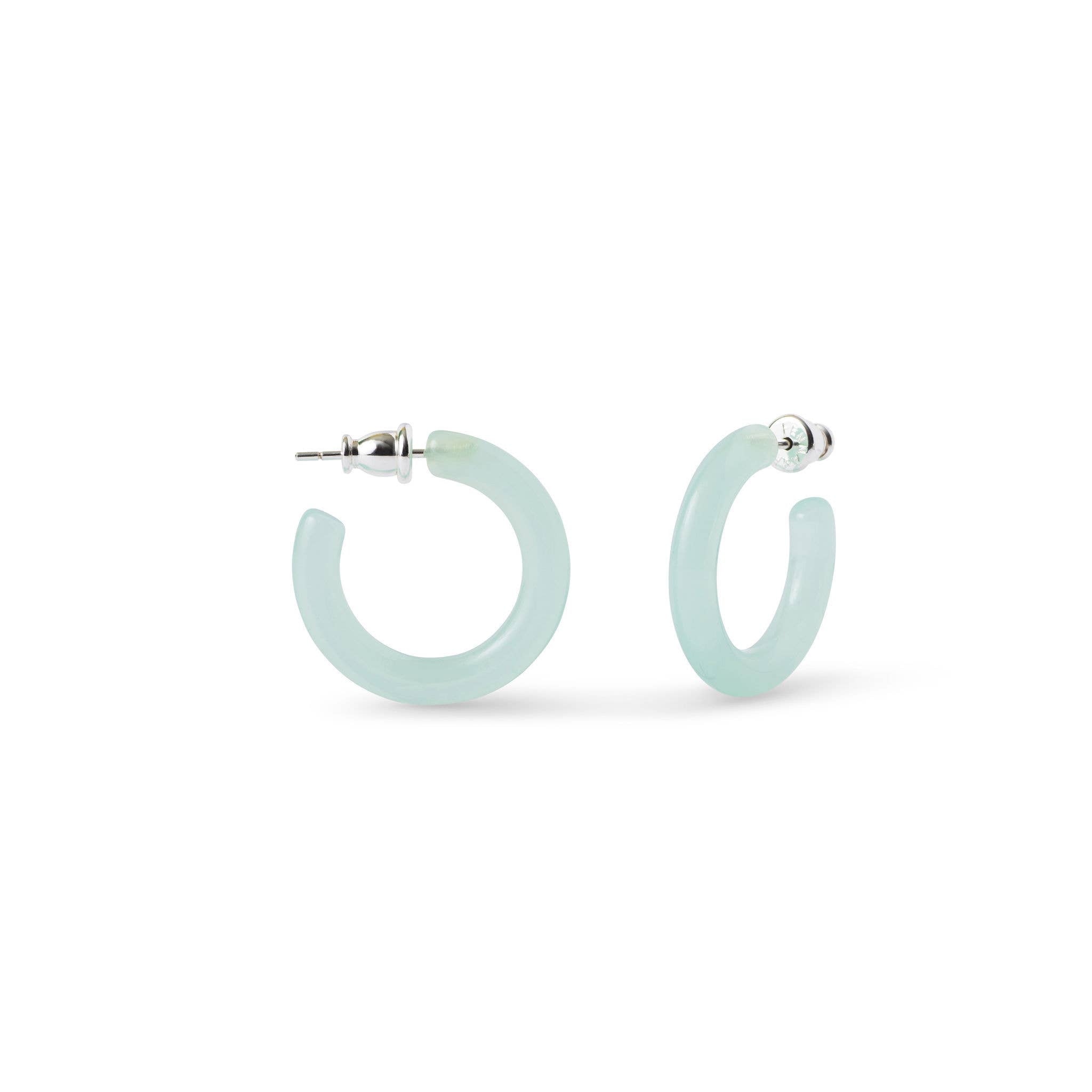 
  
  Small Acetate Hoop Earrings
  
