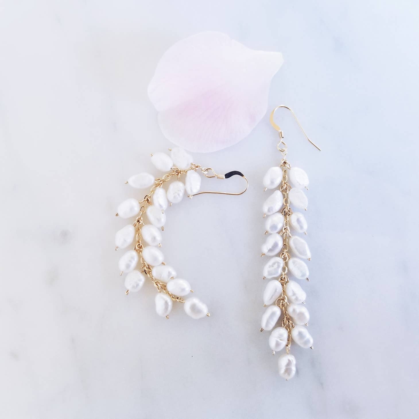 
  
  Pearl Vine Earrings
  
