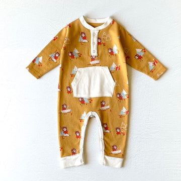 
  
  Bear and fox jumpsuits
  
