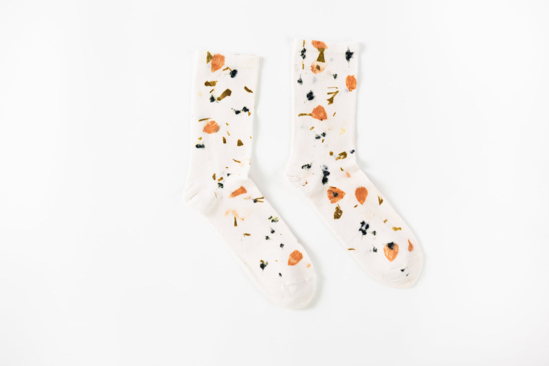 
  
  adb Botanical Color Dyed Cotton Crew Socks
  
